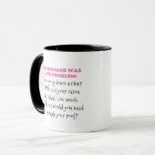 Mug Problème mathématique de la fête des mères (Devant gauche)