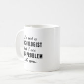 Mug Problème psychologue (Devant gauche)