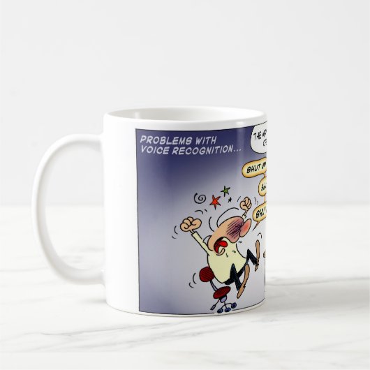 Mug Problèmes avec la reconnaissance vocale (Gauche)