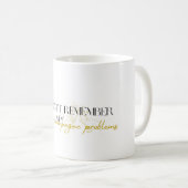 Mug problèmes de champagne (Devant droit)