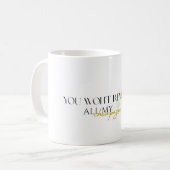 Mug problèmes de champagne (Devant gauche)