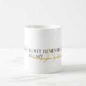 Mug problèmes de champagne (Centre)