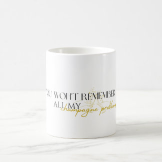 Mug problèmes de champagne