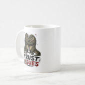 Mug Problèmes de Confiance Illustration de Crocodile G (Devant gauche)