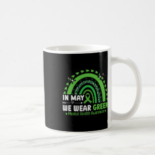 Mug Problèmes de santé Nous portons le vert Sensibilis