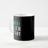 Mug Problèmes de santé Ruban vert (Devant gauche)