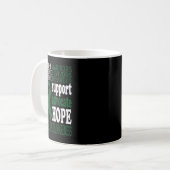 Mug Problèmes de santé Ruban vert Sensibilisation en s (Devant gauche)
