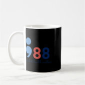 Mug Problèmes de santé Semicolon Suicide Hotline Preve (Gauche)