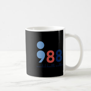 Mug Problèmes de santé Semicolon Suicide Hotline Preve