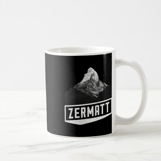 Mug Problemhorn Zermatt Suisse Ski Holiday Mou (Droite)