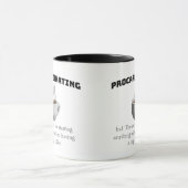 Mug Procaféination - besoin de café pour commencer quo (Centre)
