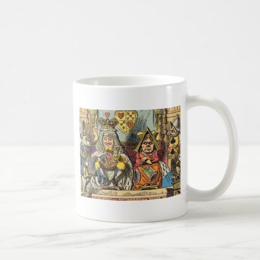 Mug Procès d'Alice, le valet de cœur vintage (Droite)