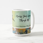 Mug Process Your Trauma Through Art Mug. (Devant droit)