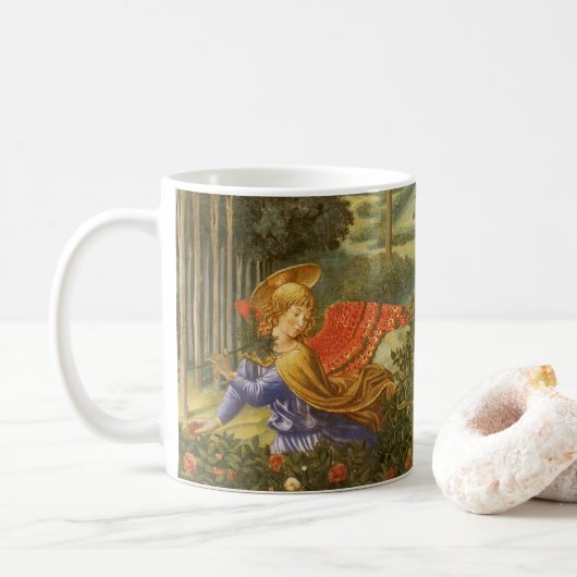 Mug Procession des Mages Ange par Benozzo Gozzoli (Avec donut)