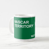 Mug Prochaine sortie de NASCAR (Devant gauche)