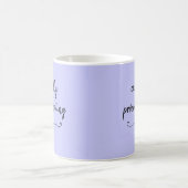 Mug Procrastination actuelle de la boue pourpre (Centre)