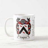Mug Proctor, histoire, signification et la crête (Gauche)