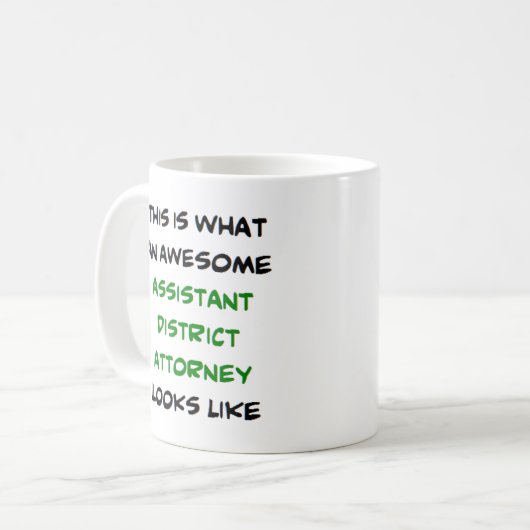 Mug procureur adjoint de district, formidable (Devant gauche)