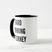 Mug Procureur de travail dur (Devant gauche)