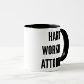 Mug Procureur de travail dur (Devant droit)