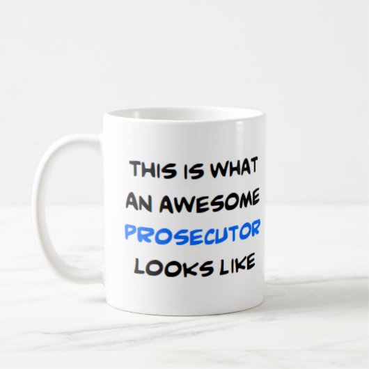 Mug procureur, formidable (Gauche)