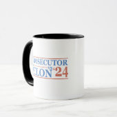 Mug Procureur Vs Felon Élection Américaine 2024 T-Shir (Devant gauche)