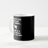 Mug Producteur de chèvres amusant - intelligent - Chèv (Devant gauche)