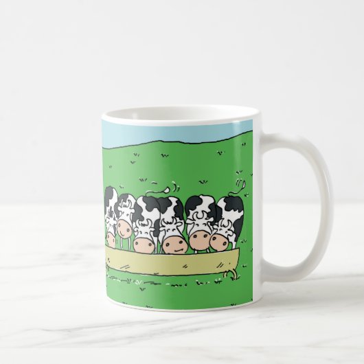 Mug Producteurs De Vaches De Vaches Conception D'Alime (Droite)