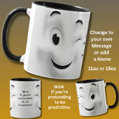 Mug Productive? Add Name Message, Expressive Face