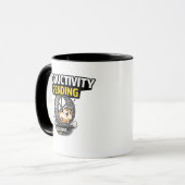 Mug Productivity Pending Funny Hamster Loading (Devant gauche)