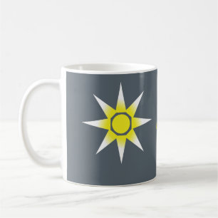 Mug Produit de soleil de magie blanche jaune