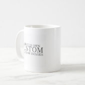 Mug Produit fait sur commande (Devant gauche)