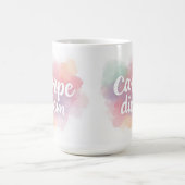 Mug Produits avec un design "carpe diem" (Centre)