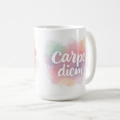 Mug Produits avec un design "carpe diem" (Devant droit)