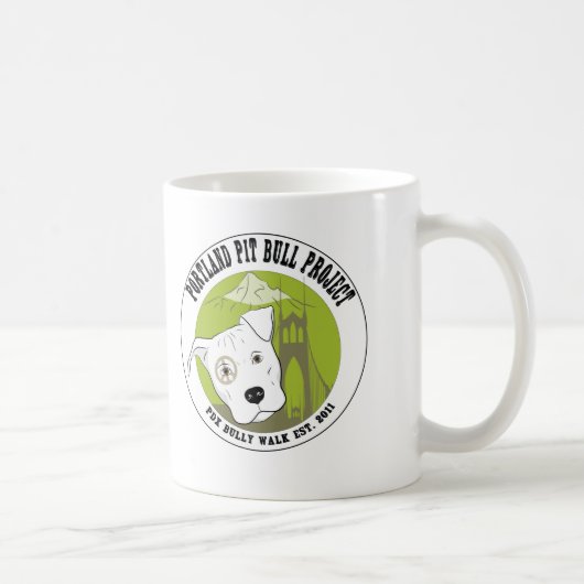 Mug Produits d'amusement de projet de pitbull de (Droite)