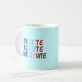 Mug Produits de Liberte Egalite Fraternite (Devant gauche)