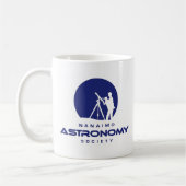 Mug Produits de logo d'astronomie de Nanaimo (Gauche)