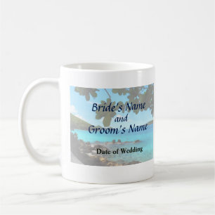 Mug Produits de mariage pour une plage paisible à St.