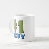 Mug Produits de papa du numéro un (Devant gauche)