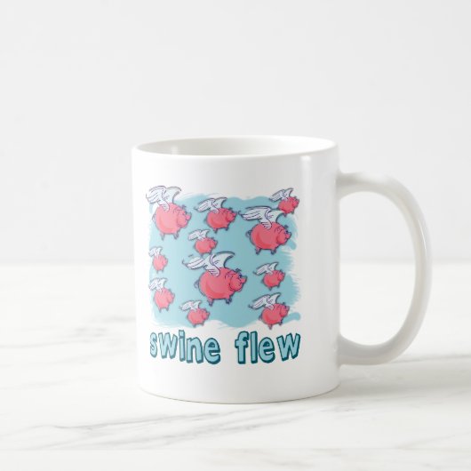 Mug Produits d'humour de grippe de porcs (Droite)