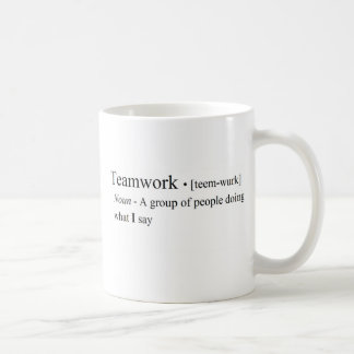 Mug Produits drôles de travail d'équipe