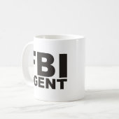 Mug Produits et conceptions de FBI ! (Devant gauche)