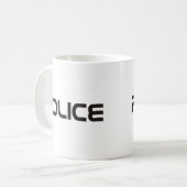 Mug Produits et conceptions de police ! (Devant gauche)
