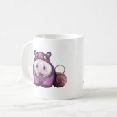 Mug produits heureux d'hippopotame (Devant gauche)