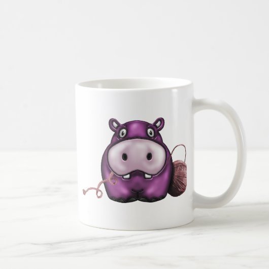 Mug produits heureux d'hippopotame (Droite)