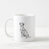 Mug Produits personnalisables de chien dalmatien (Gauche)