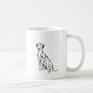 Mug Produits personnalisables de chien dalmatien