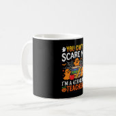 Mug Prof de 4e année drôle Halloween Fantôme (Devant gauche)