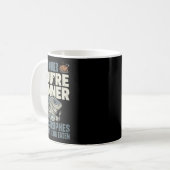 Mug Prof de anglais requin grammaire drôle ponctuation (Devant gauche)