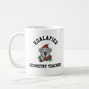 Mug Prof de géométrie koalafié